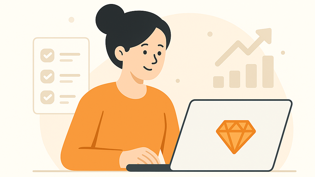 Jeweller Workspace Illustration